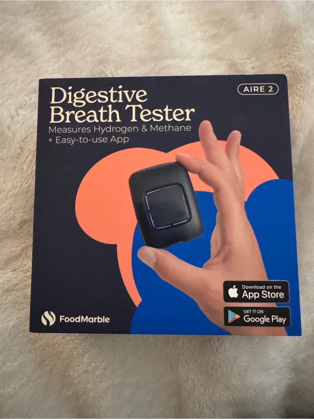 FoodMarble AIRE 2 Digestive Breath Tester – New Never Used